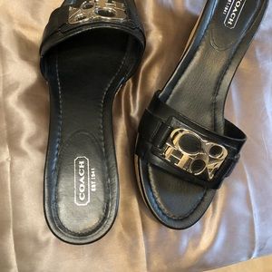 Coach wedges basically new, I’ve only worn them a few times. Size 10.